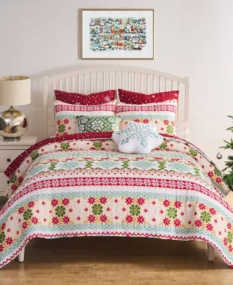 Fair Isle Snow 2-Pc. Quilt Set, Twin
