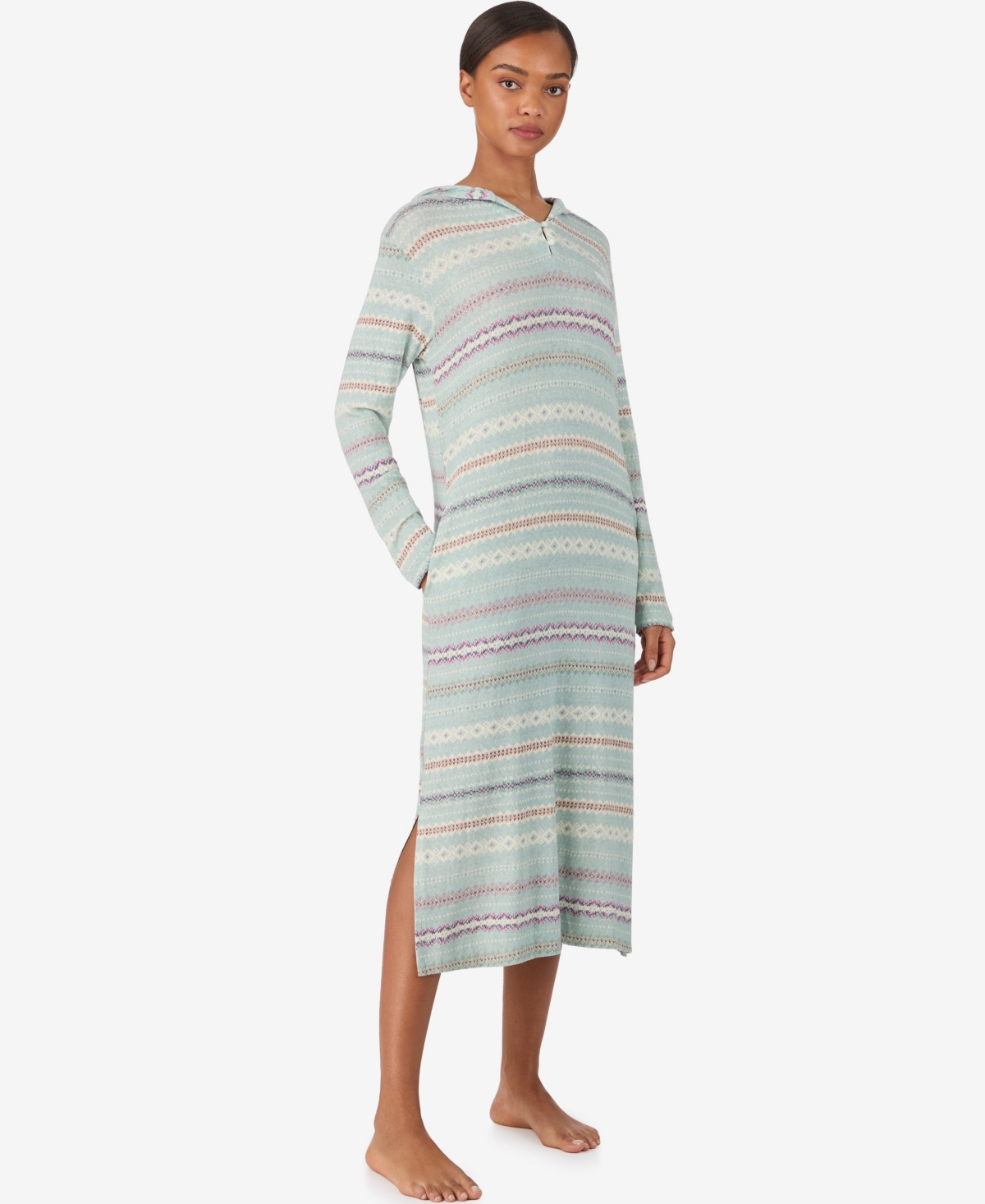 Ralph Lauren Women's Embroidered Ballet Lounge Nightgown In Multi