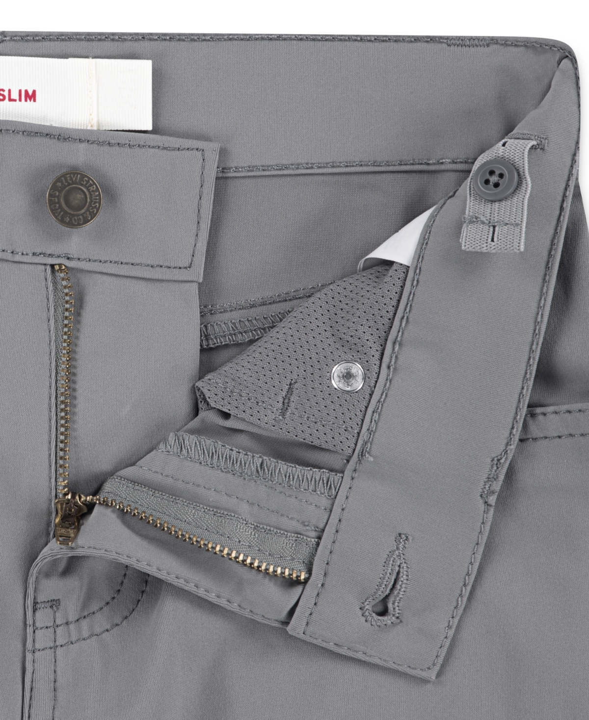 Levi's Big Boys 511 Slim Fit Performance Stretch Shorts In Gray