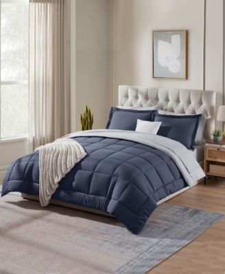 Luxury Soft Reversible 7-Pc. Comforter Set, Queen