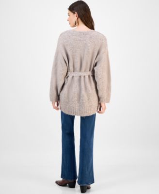 Women's Kiyoka V-Neck Tie-Waist Long-Sleeve Sweater