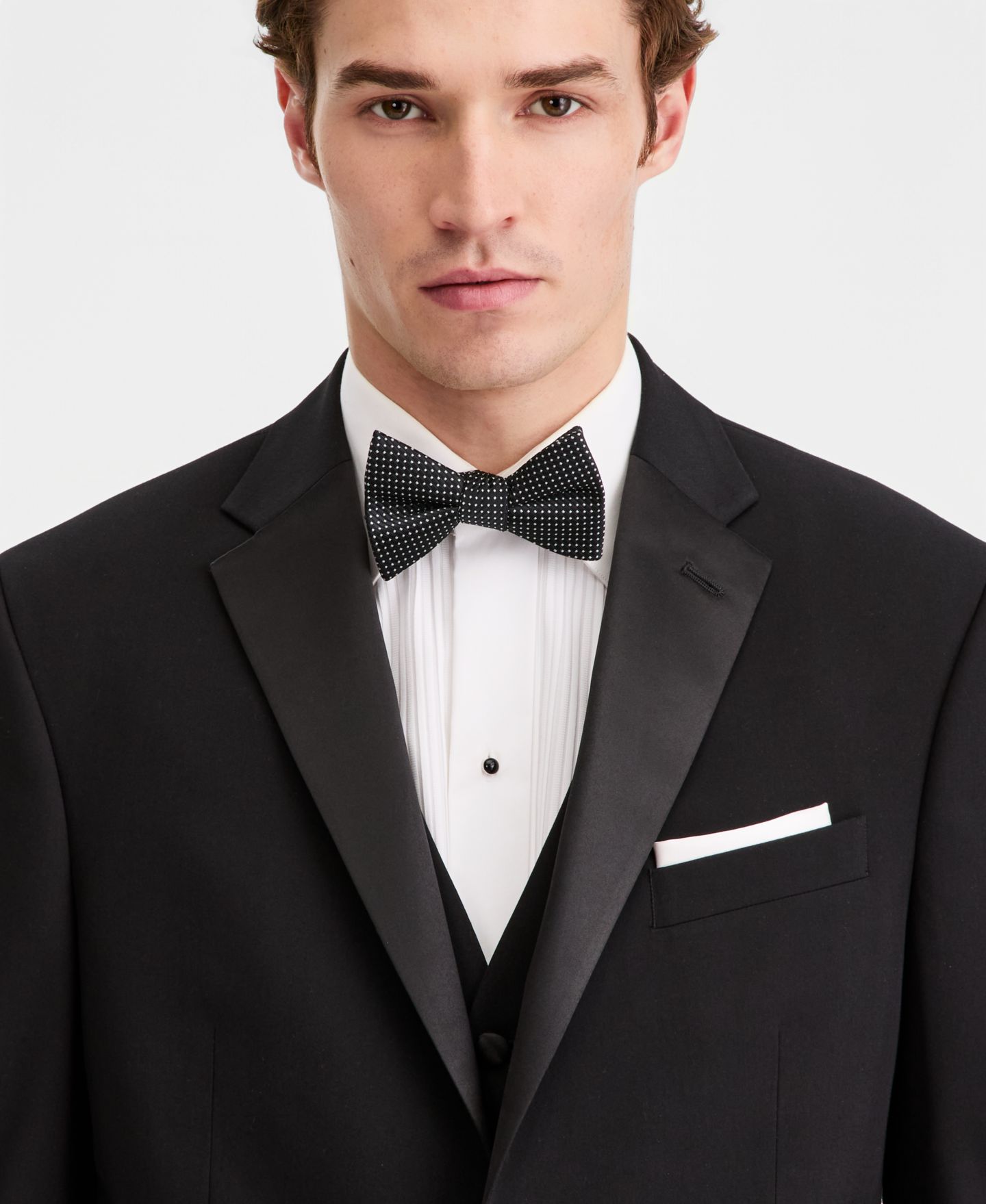 Мужской пиджак Kenneth Cole Reaction Slim-Fit Techni-Cole Tuxedo, цвет: Чёрный — фото 5