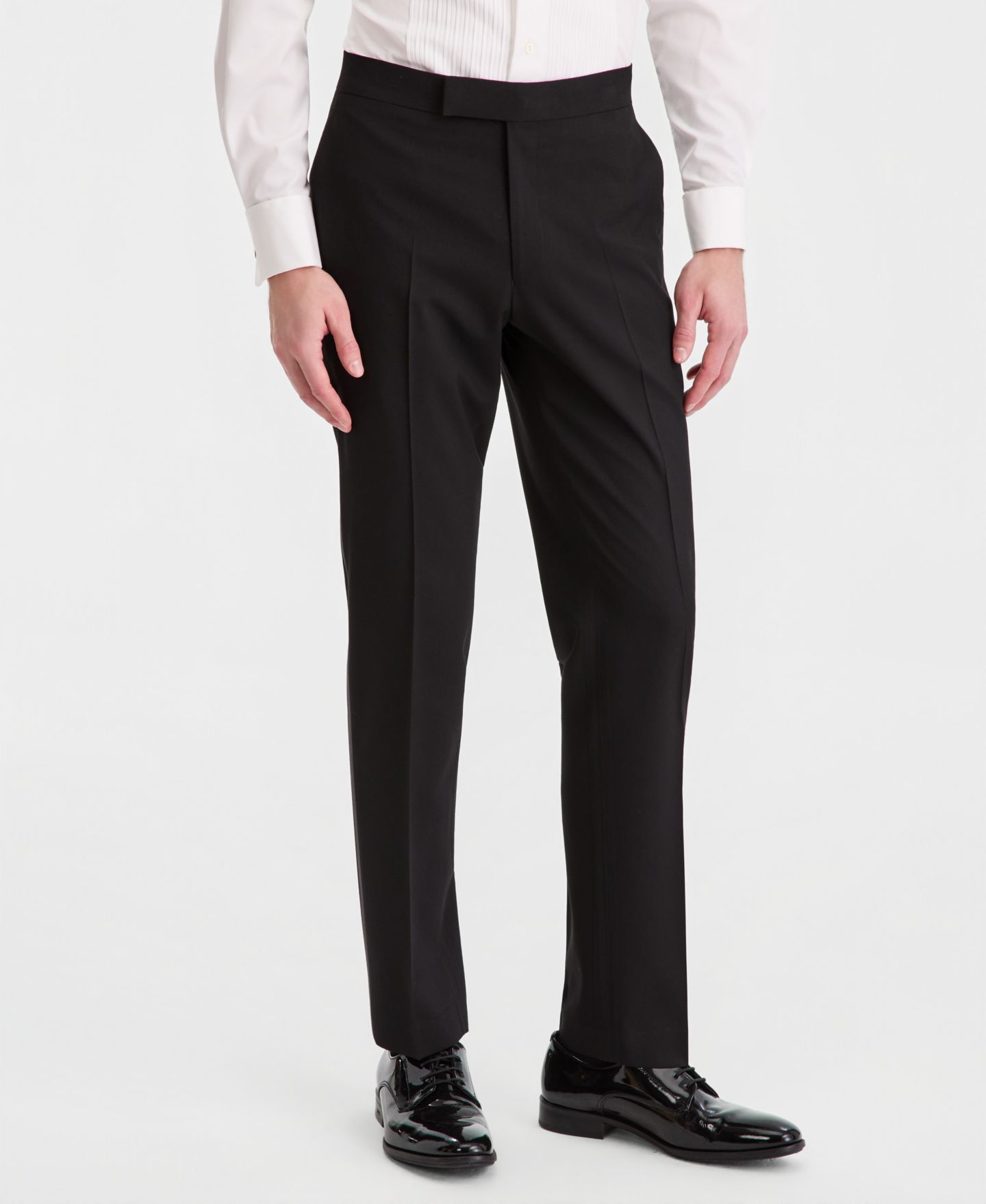 Мужские брюки Kenneth Cole Reaction Slim-Fit Techni-Cole Tuxedo, цвет: Чёрный — фото 3