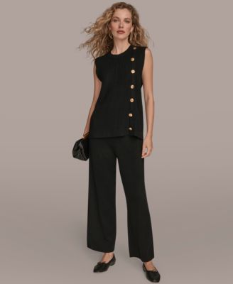 Women's Crewneck Sleeveless Sweater