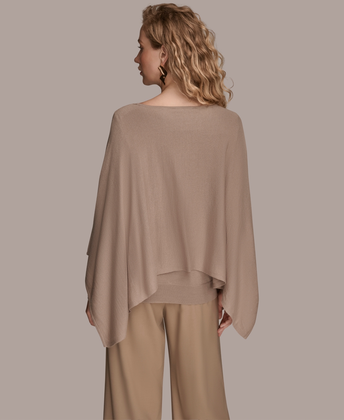 Donna Karan New York Women's Long Sleeve Cape Sweater