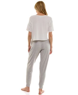 Women's Ultra-Soft Jogger Pajama Bottoms, Set of 2