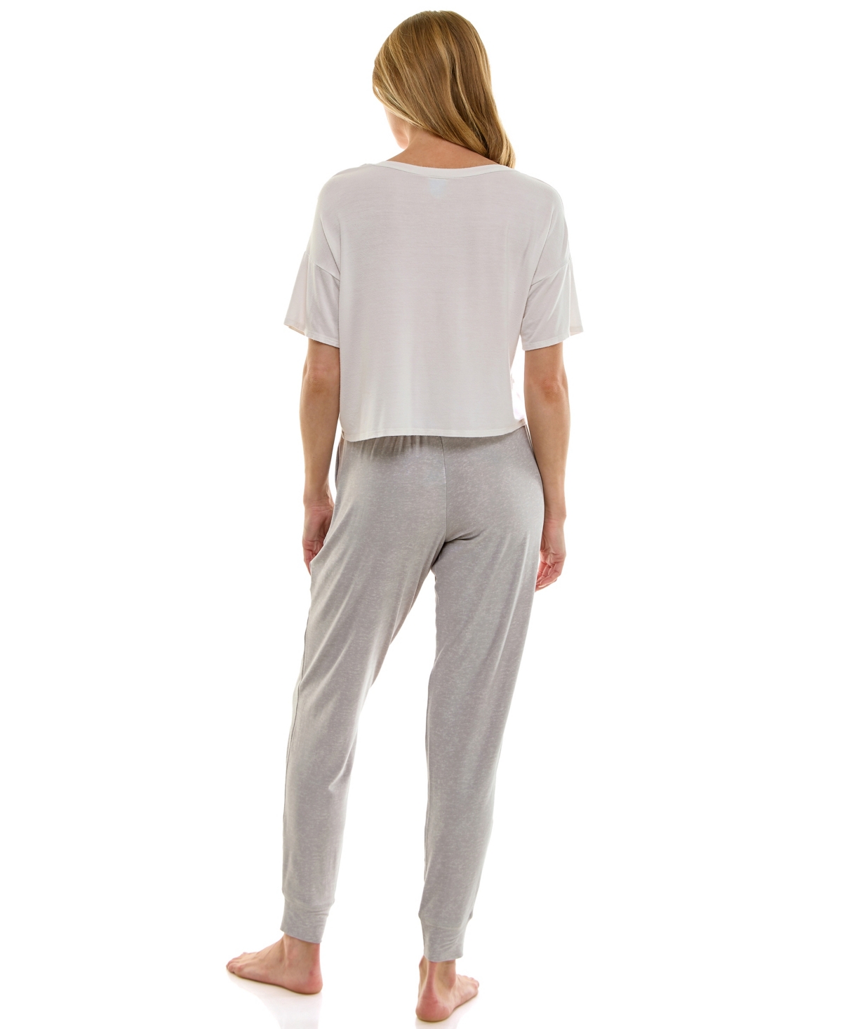 Roudelain Women's Ultra-soft Jogger Pajama Bottoms, Set Of 2 In Multi