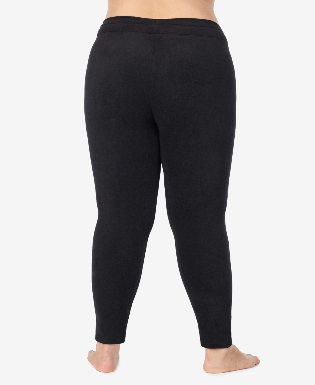 Cuddl Duds Plus Size Fleecewear Stretch Leggings In Black