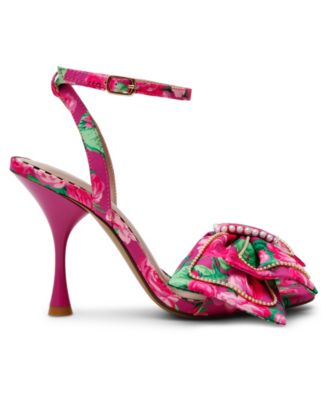 Women's Denly Bow Two-Piece Stiletto Dress Sandals