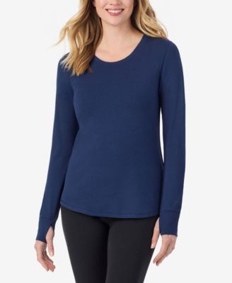 Women's Cottonwear Long Sleeve Scoop Neck Top