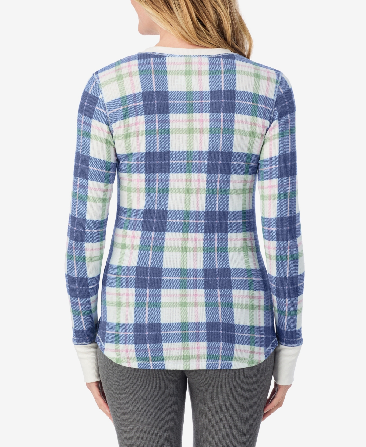Cuddl Duds Petite Long Sleeve Top In Multi