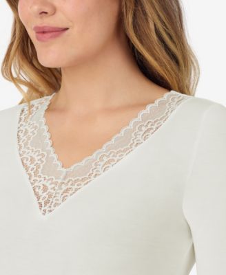 Softwear V-Neck Lace Top