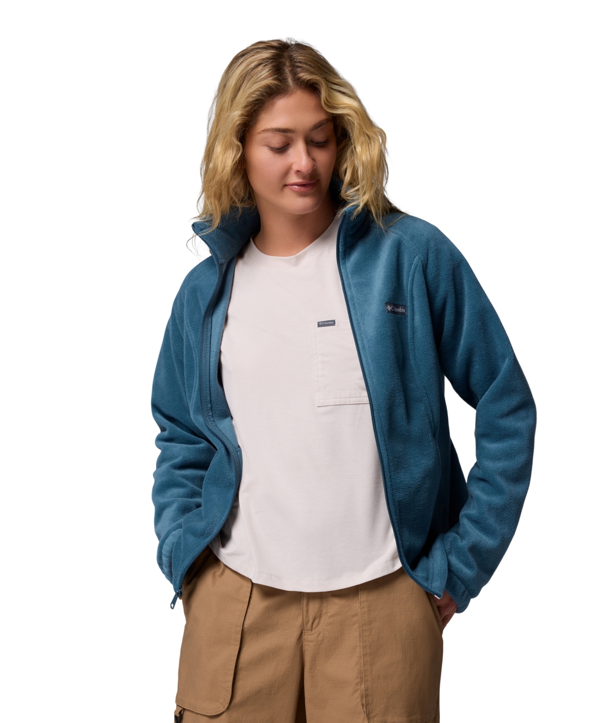 Columbia Women's Benton Springs Fleece Jacket, Xs-3x In Blue
