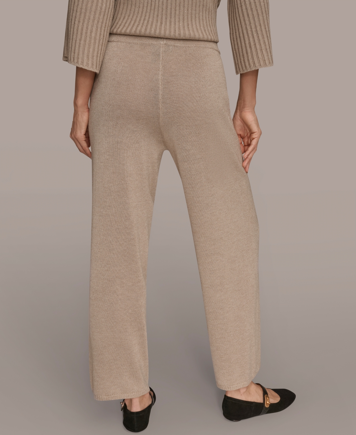Donna Karan Women's Pull-on Sweater Pants In Neutral