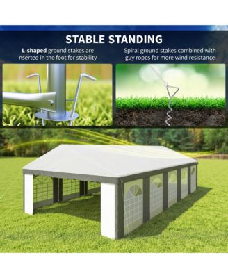 16' x 32' Heavy-duty Large Wedding Tent with Sidewalls