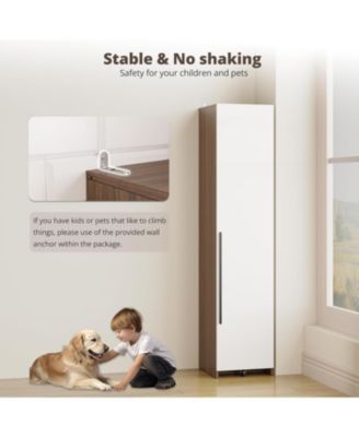 70" 1-Pc. Pantry Cabinet with 11 Adjustable Shelves