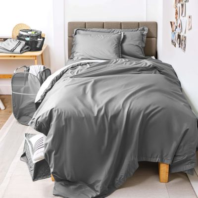 15-Piece Complete Back to College Dorm Room Essentials Set - Bed & Bath - Twin XL