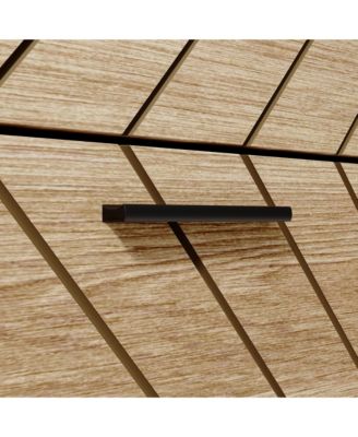 4 Door Shoe Rack, Freestanding Modern Shoe Storage Cabinet, for Living Room, Entryway