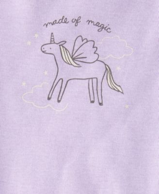 Baby Girls' Fantasy Print Jacket, Bodysuit and Pants, 3-Piece Set