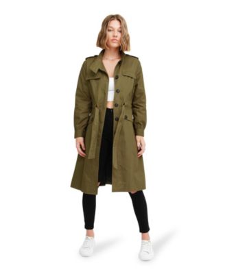 Carlisle Button Front Trench Coat