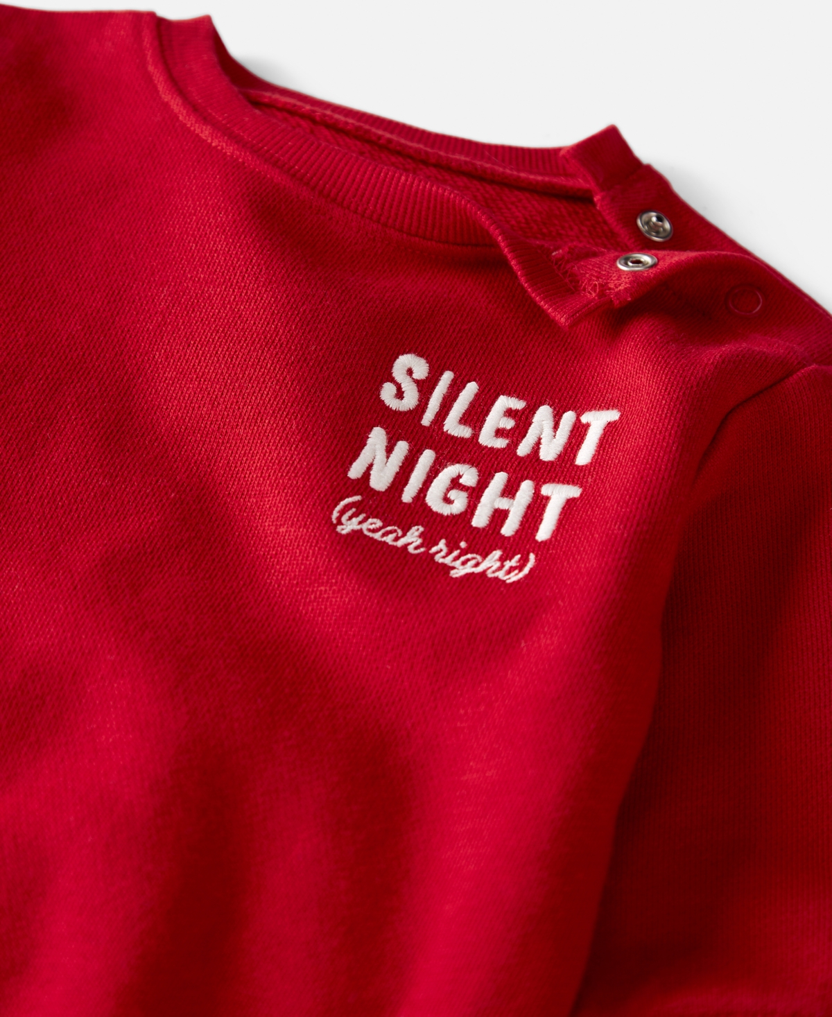 Carter's Little Planet By  Baby Boys Or Baby Girls Organic Silent Night Bubble Bodysuit In Red