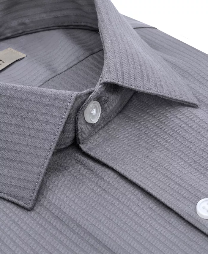 Men's Slim Fit Tonal Stripe Dress Shirt - thumbnail 3