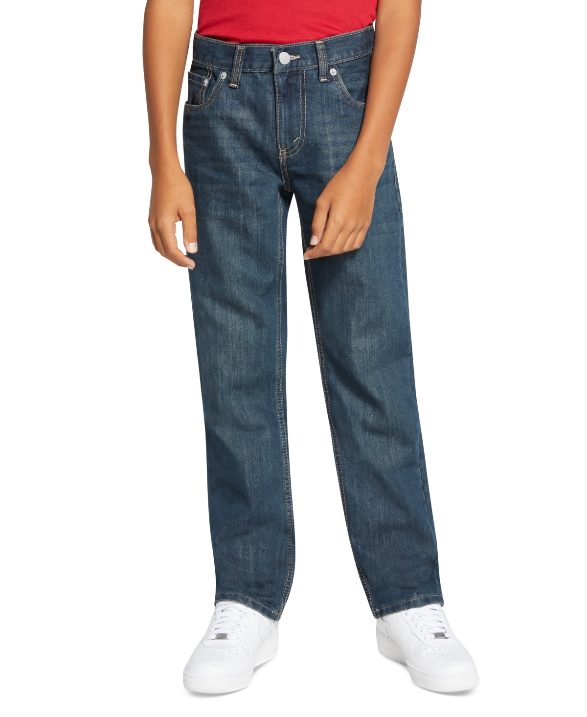 Levi's 505 Regular Fit Jeans, Big Boys In Blue