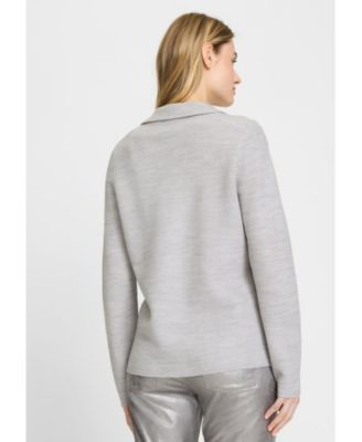 Women's Merino Wool Blend Blazer