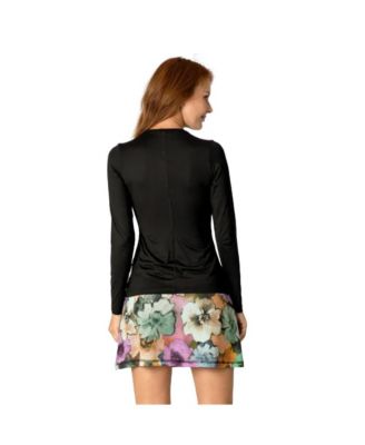 UV Colors Womens Long Sleeve Tennis Shirt