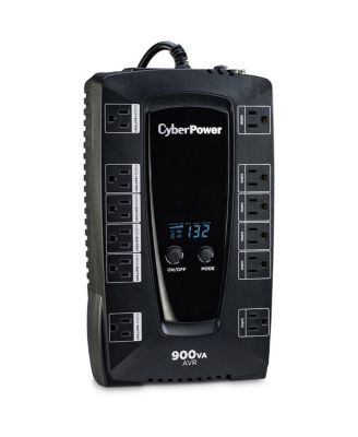 Intelligent LCD AVRG900LCD 12 Outlet 900VA 480W Surge Protection and Battery Backup UPS System
