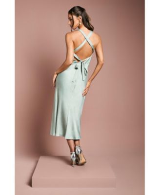 Women's Satin Bridesmaids Dress