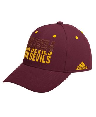 adidas - Men's Maroon Arizona State Sun Devils Seasonal Half Font Adjustable Hat