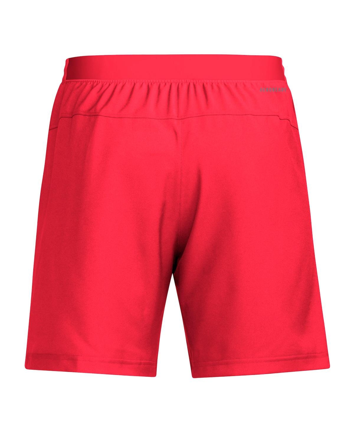 Adidas Originals Men's Red Nc State Wolfpack Program Woven Training Shorts In Red