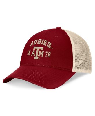 Men's Maroon/Natural Texas A&M Aggies Heritage Waylon Trucker Adjustable Hat