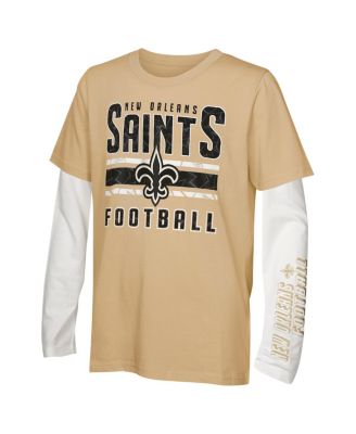Outerstuff - Big Boys and Girls New Orleans Saints In the Mix T-Shirt Combo Set