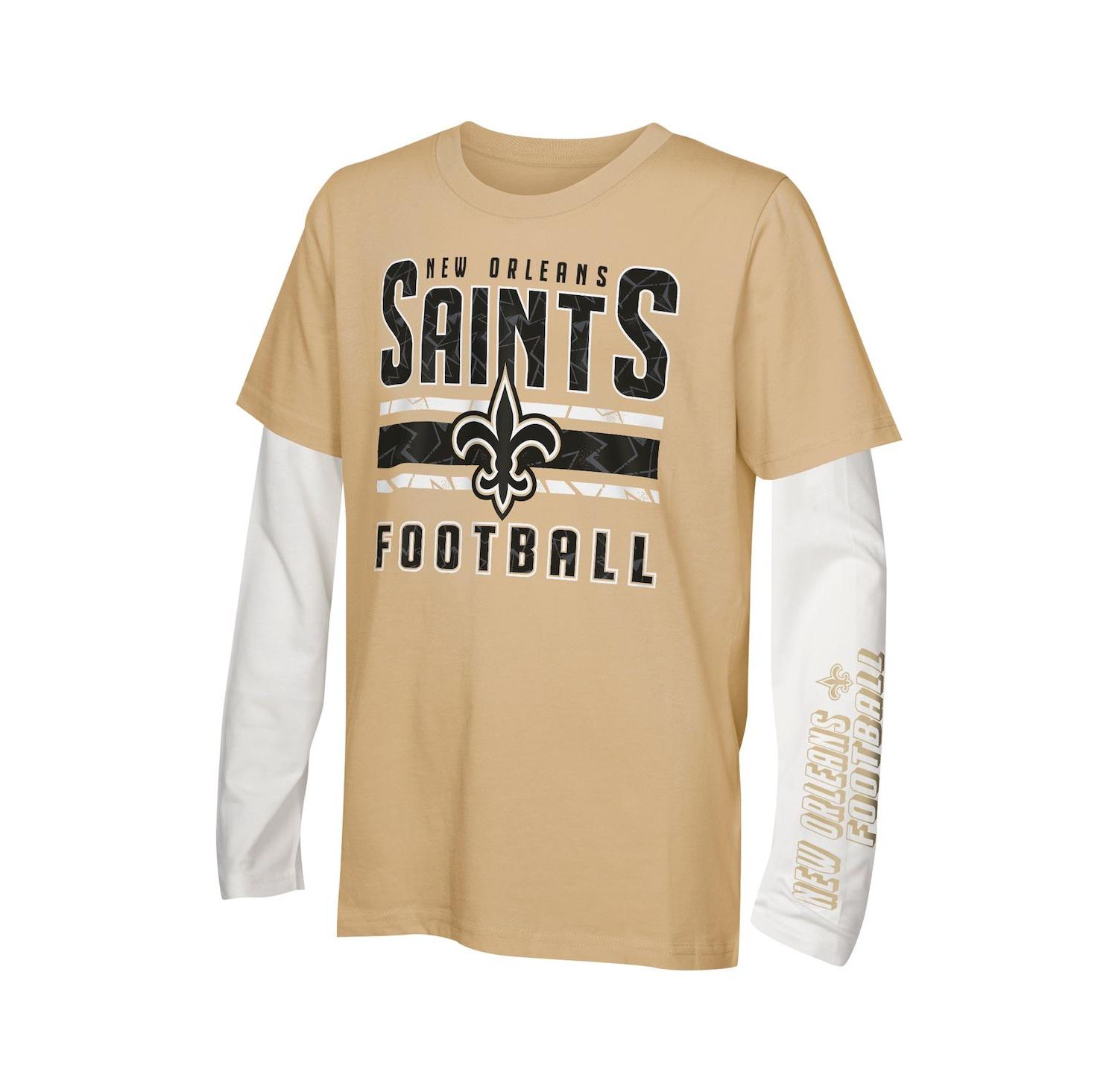 Big Boys and Girls New Orleans Saints In the Mix T-Shirt Combo Set