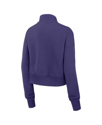 Women's Purple Baltimore Ravens Primetime Phoenix Half-Zip Sweatshirt