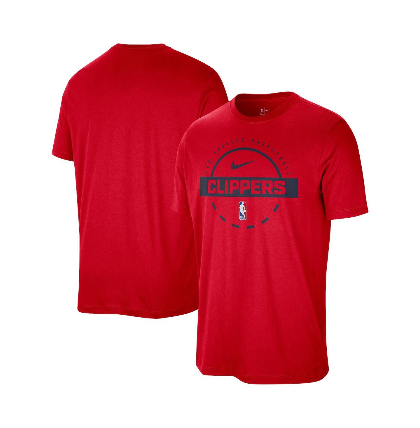 Мужская тренировочная футболка Nike LA Clippers Authentic Practice, Red — фото 1
