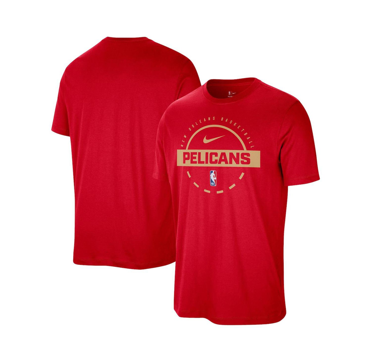 Men's Red New Orleans Pelicans Authentic Practice T-Shirt