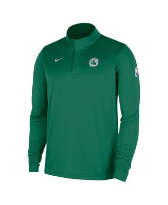 Men's Kelly Green Boston Celtics 2025/26 Authentic Coaches Quarter-Zip Pullover Jacket
