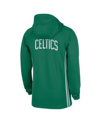 Men's Kelly Green Boston Celtics Authentic On Court Zone Quarter-Zip Jacket