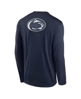 Men's Navy Penn State Nittany Lions Primetime Campus 2-Hit Legend Long Sleeve T-Shirt