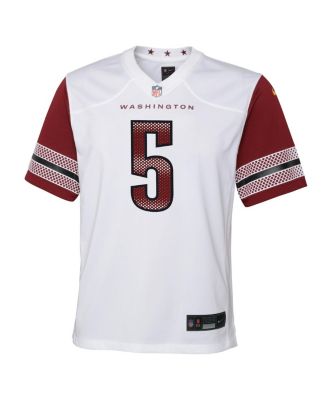 Big Boys and Girls Jayden Daniels White Washington Commanders Game Jersey