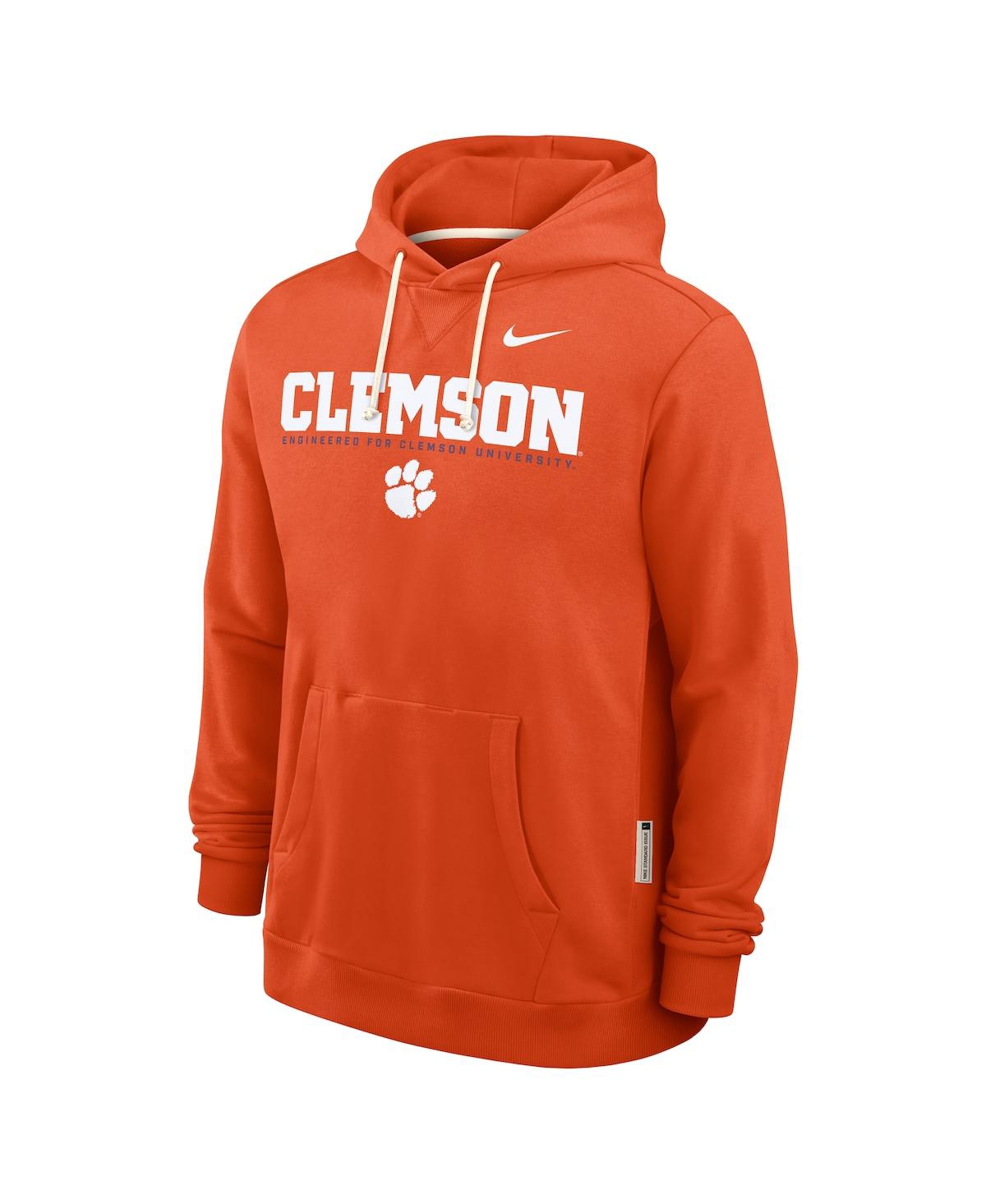 Nike Orange Clemson Tigers 2025 Sideline Standard Issue Dri-fit Hoodie In Orange