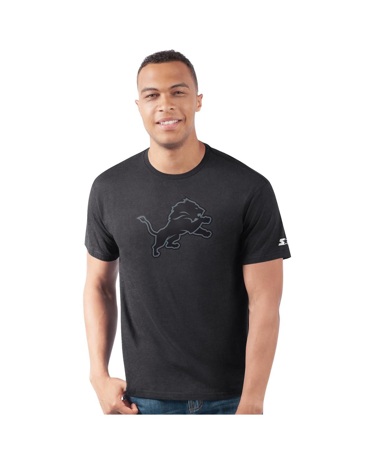 Мужская черная футболка Detroit Lions Prime Time