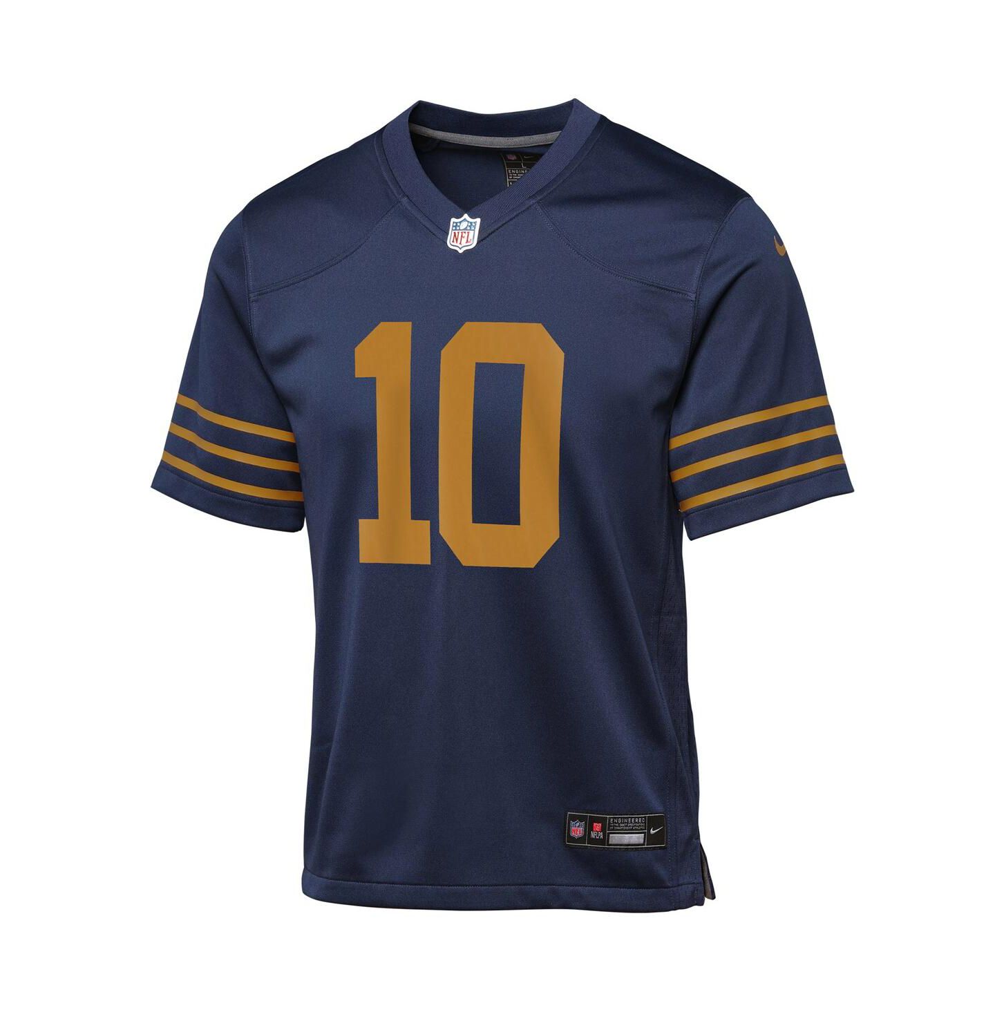 Детское джерси Nike Jordan Love Green Bay Packers The 1923 Classic Game, Navy — фото 2