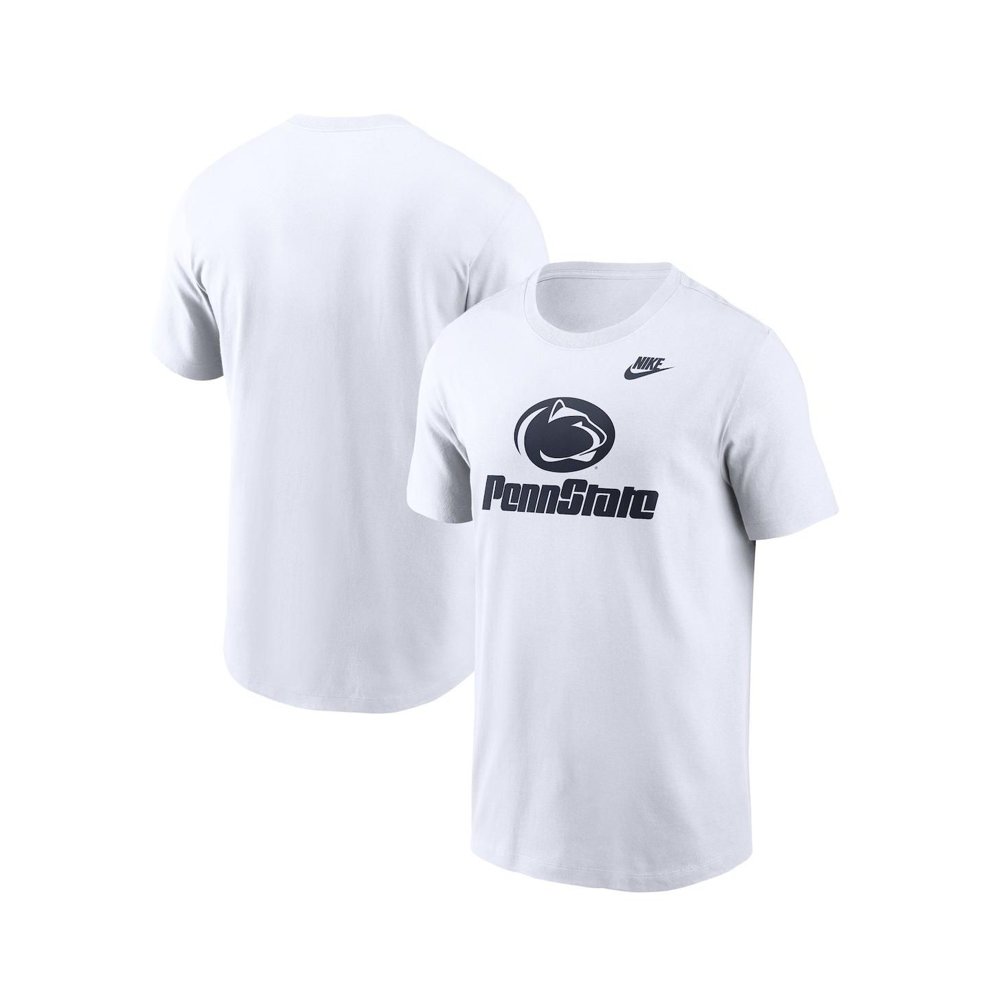 Мужская футболка Nike White Penn State Nittany Lions Unyielding Spirit Vault — фото 1