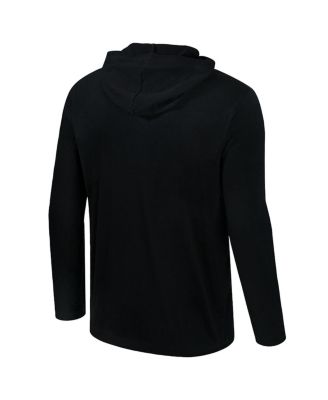 Men's Black Army Black Knights Color Pop Active Blend Hooded Long Sleeve T-Shirt