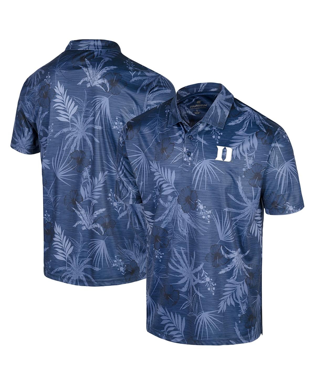 Colosseum Men's Royal Duke Blue Devils Palms Team Polo Shirt In Blue