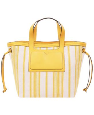 Canvas Stripe Large Tote